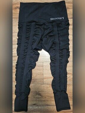 Skinnify High Waisted Ruched Leggings